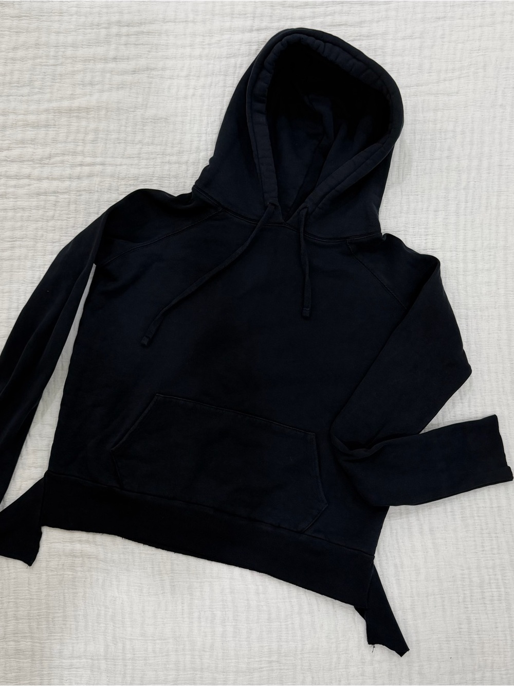 Frank & Eileen Navy Hoodie with Kangaroo Pocket - Picture 4 of 6